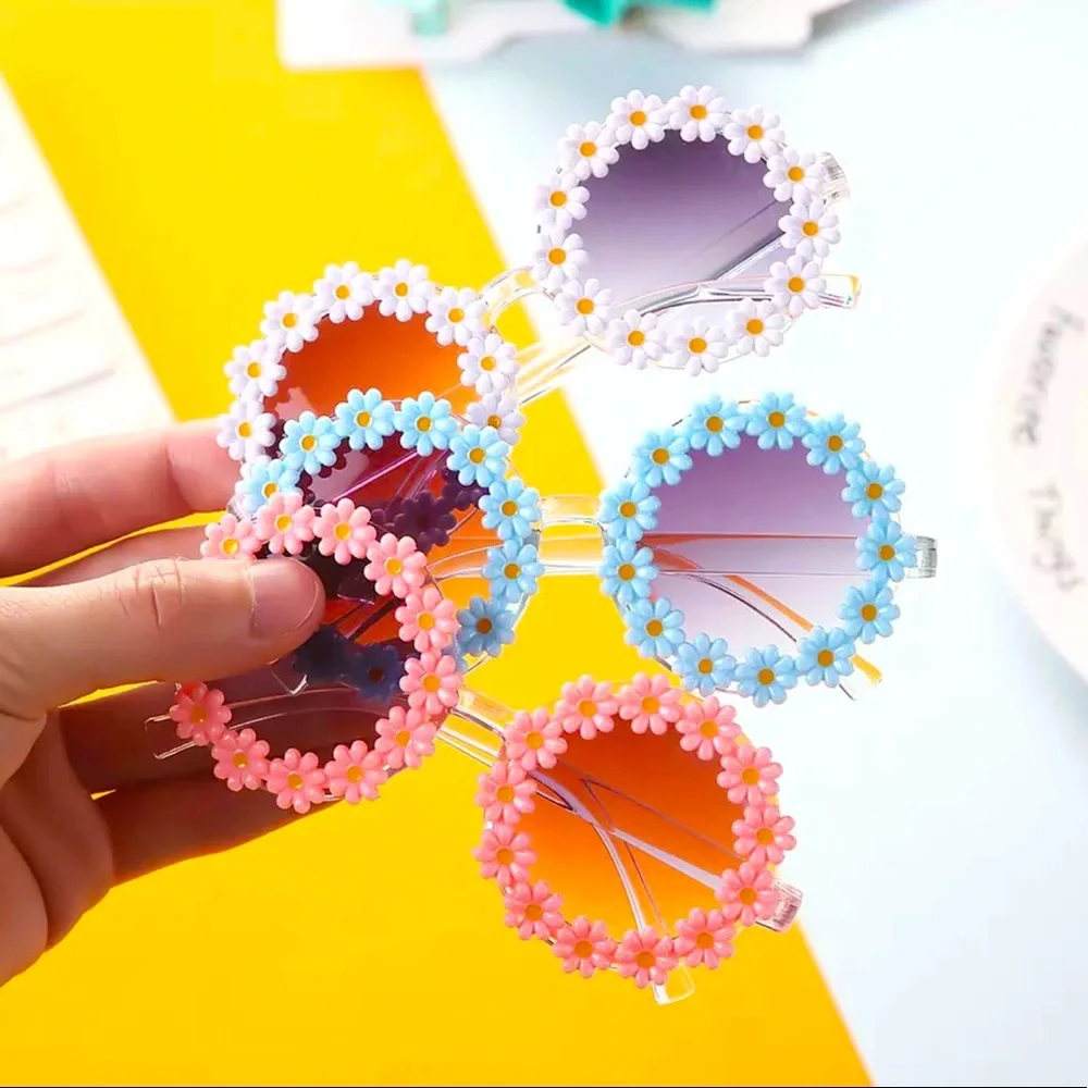 Kids headband and flower glasses set 1pcs